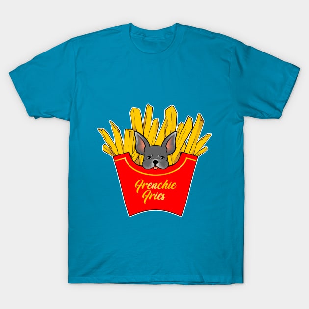 Frenchie Fries T-Shirt by IlanB